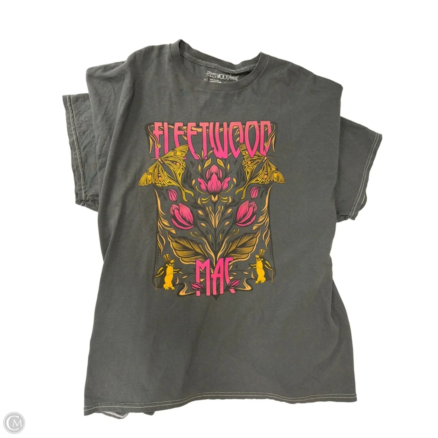 Top Short Sleeve By Clothes Mentor In Grey, Size: S
