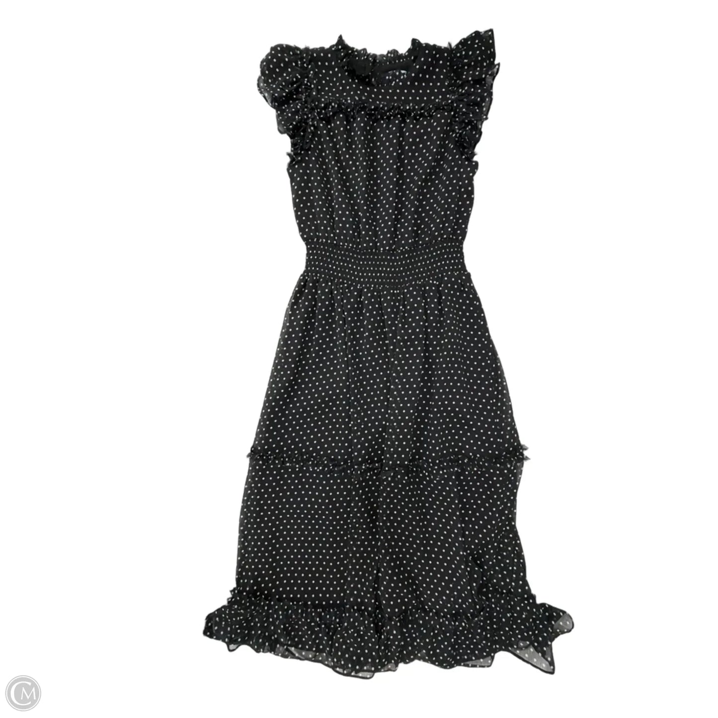 Dress Casual Midi By Cece In Polkadot Pattern, Size: S
