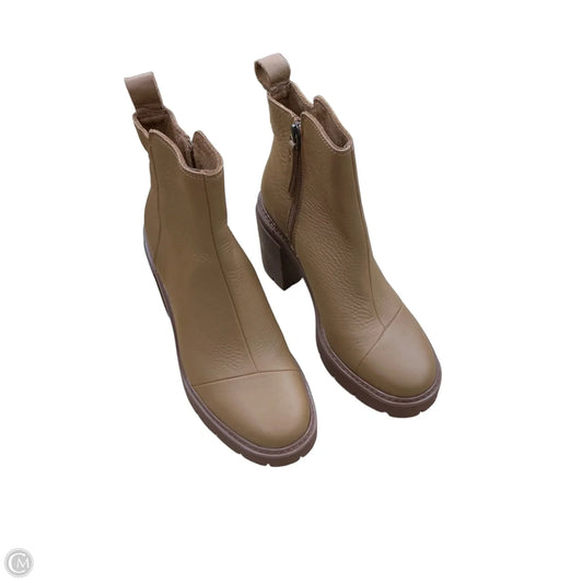 Boots Ankle Heels By Toms In Tan, Size: 8