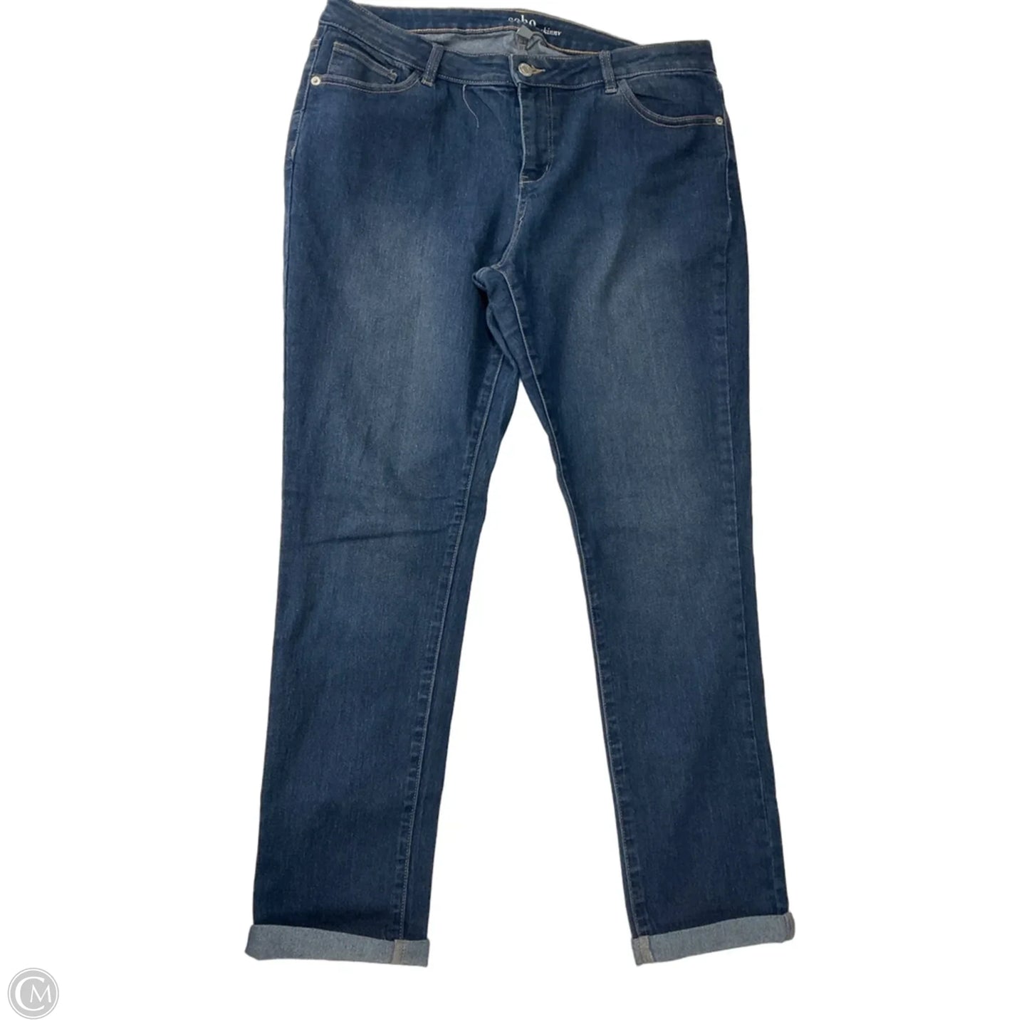 Jeans Skinny By Soho Apparel In Blue Denim, Size: 12