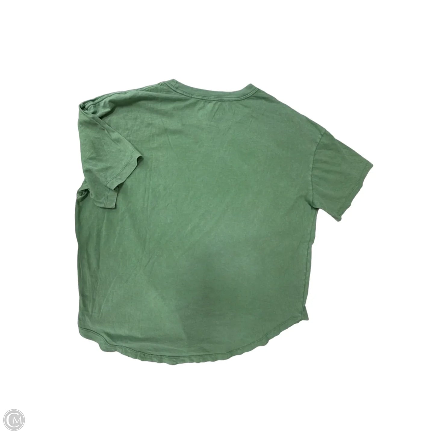 Top Short Sleeve Basic By Aerie In Green, Size: L
