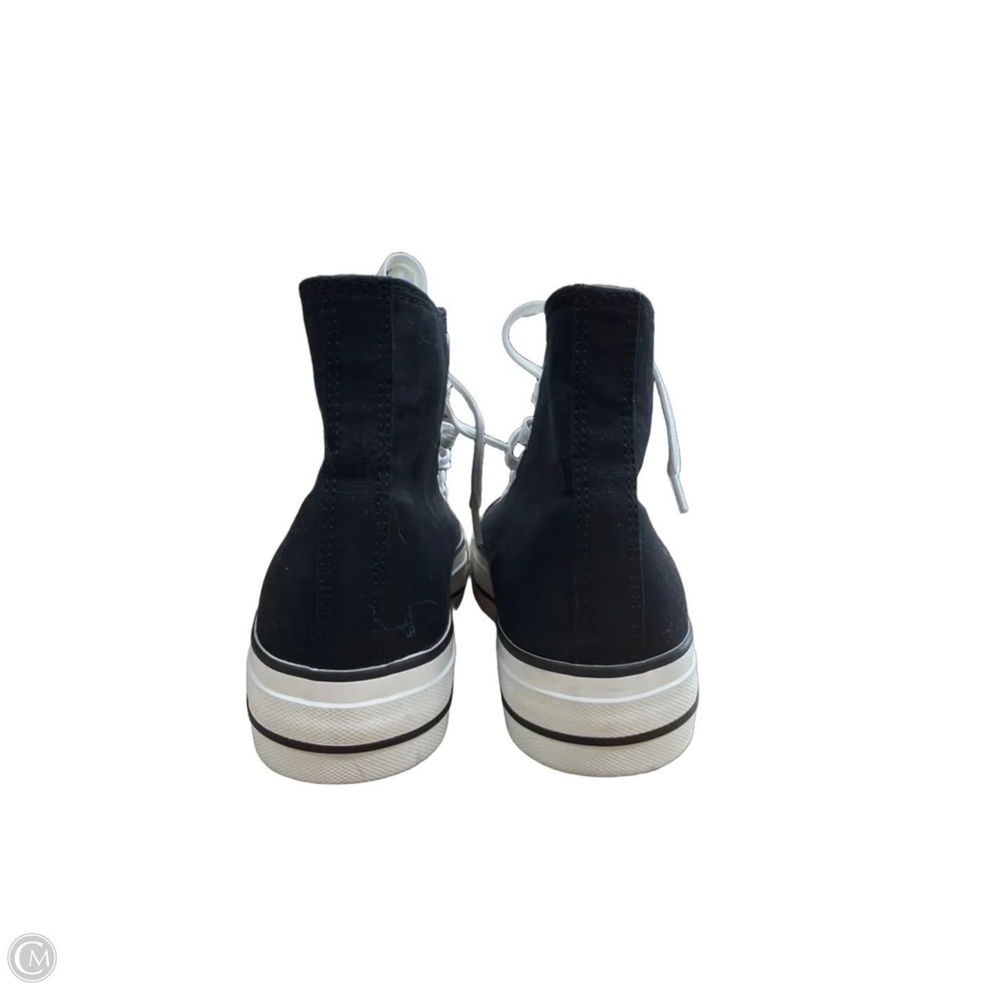 Shoes Sneakers Platform By Falls Creek In Black & White, Size: 10