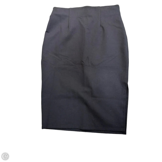 Skirt Midi By Halogen In Black, Size: S