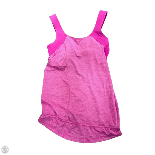 Athletic Tank Top By Lululemon In Pink, Size: S