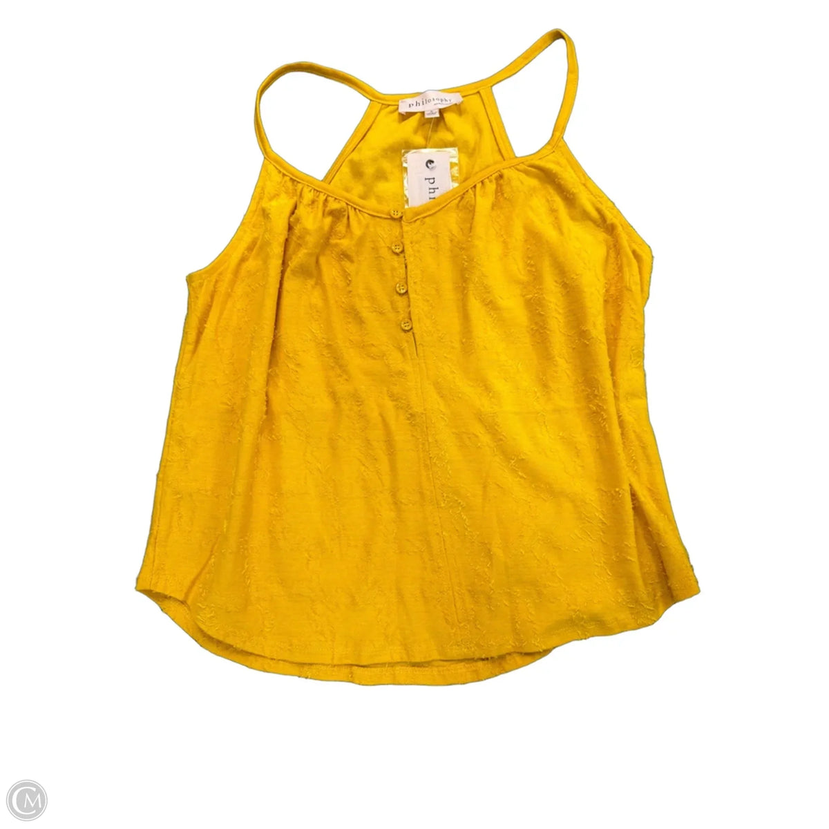 Tank Top By Philosophy In Yellow, Size: S