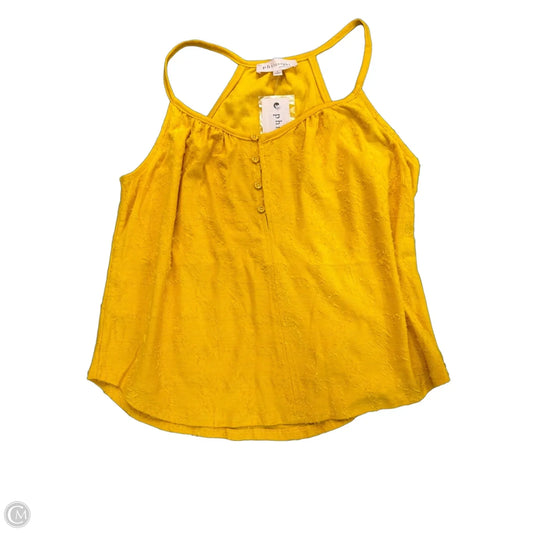 Tank Top By Philosophy In Yellow, Size: S