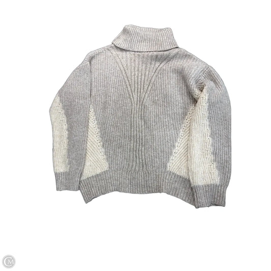 Sweater By Simply Vera In Brown & Cream, Size: M