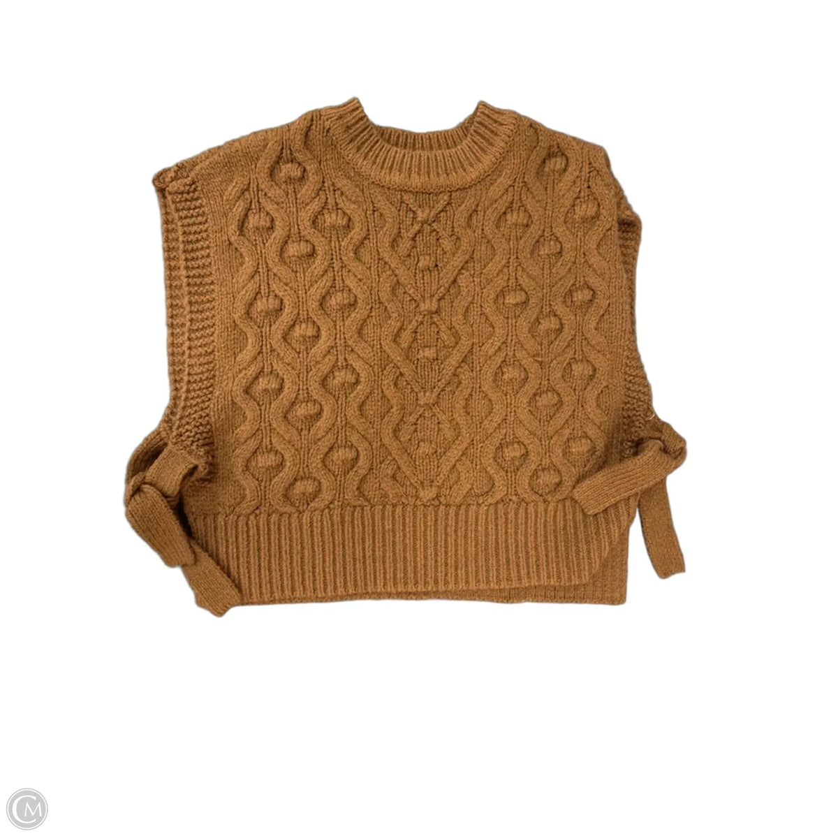 Vest Sweater By Loft In Bronze, Size: M