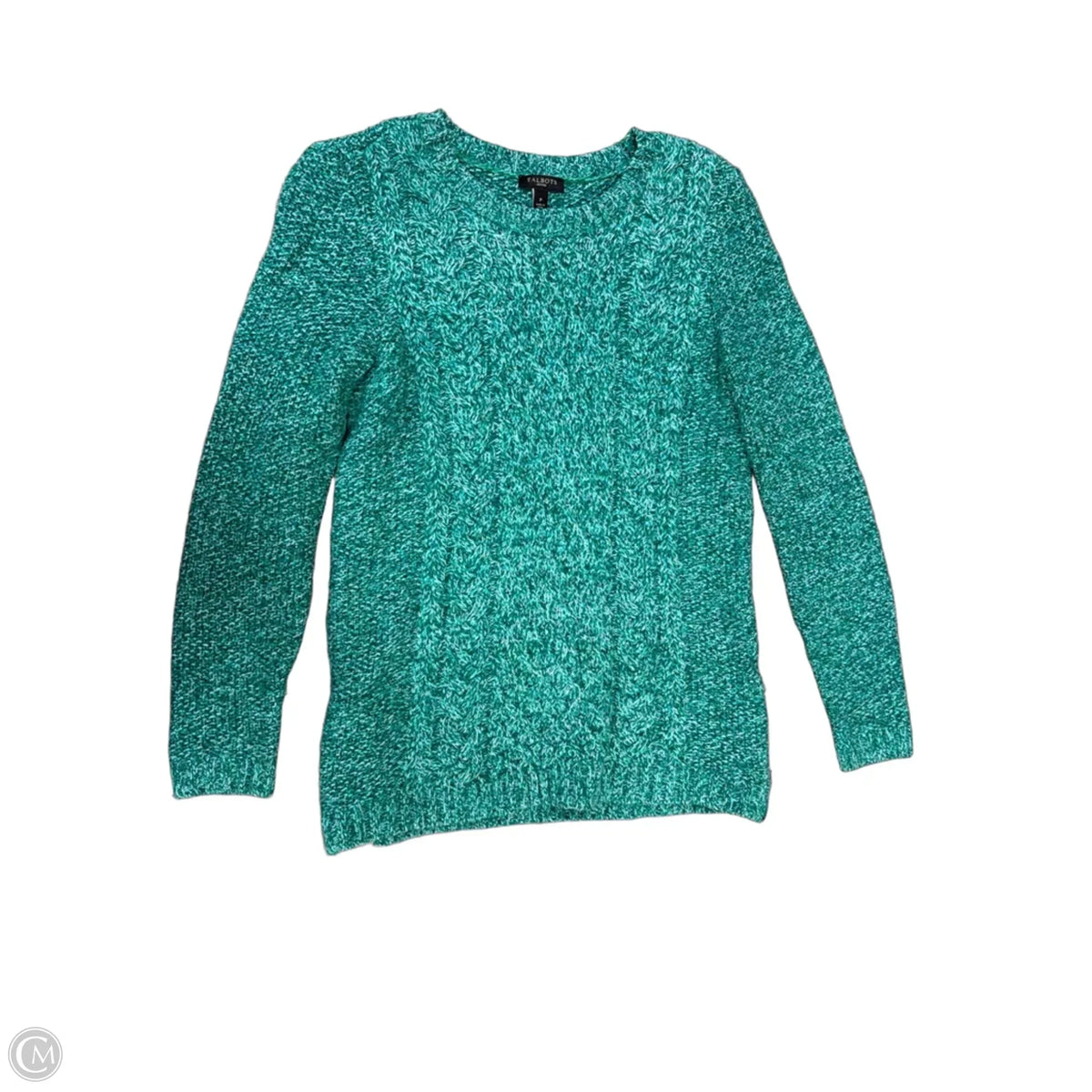 Sweater By Talbots In Green, Size: S