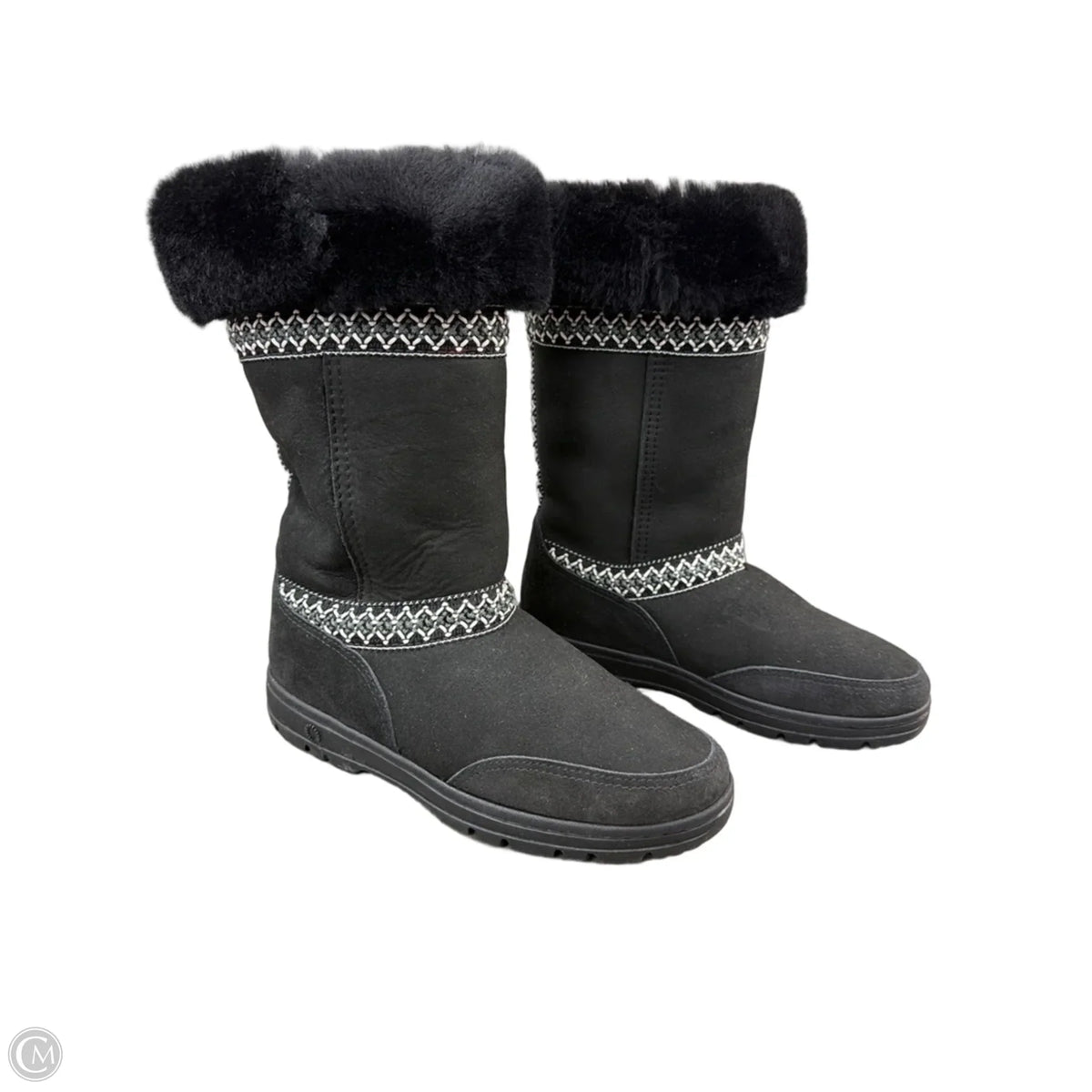 Boots Designer By Ugg In Black, Size: 7