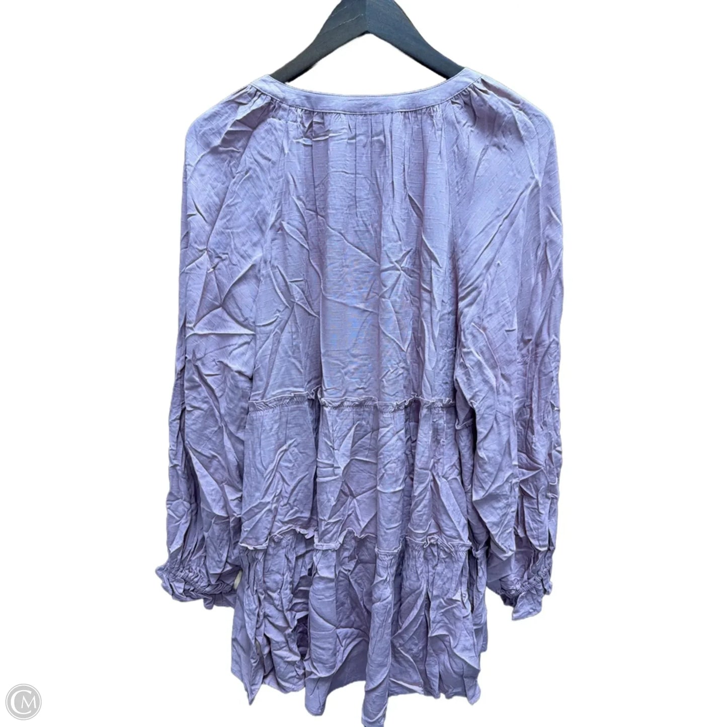 Top Long Sleeve By Cato In Pink, Size: 2x