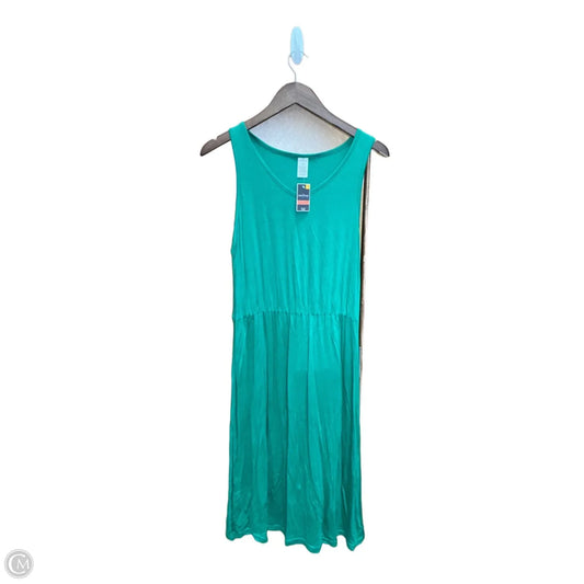 Dress Casual Midi By Clothes Mentor In Green, Size: L
