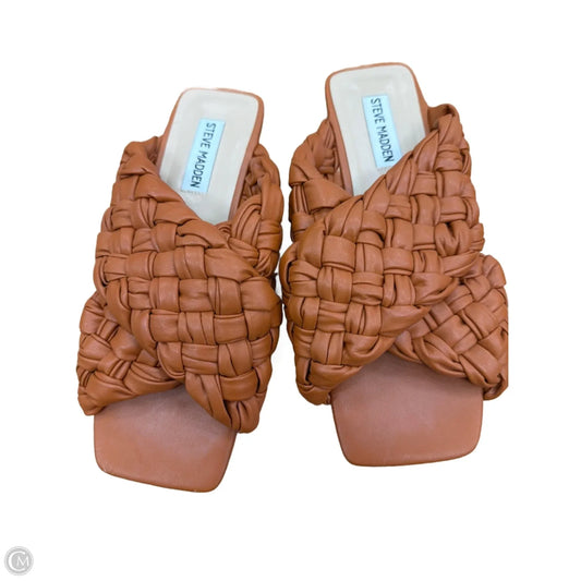 Sandals Flats By Steve Madden In Orange, Size: 8.5