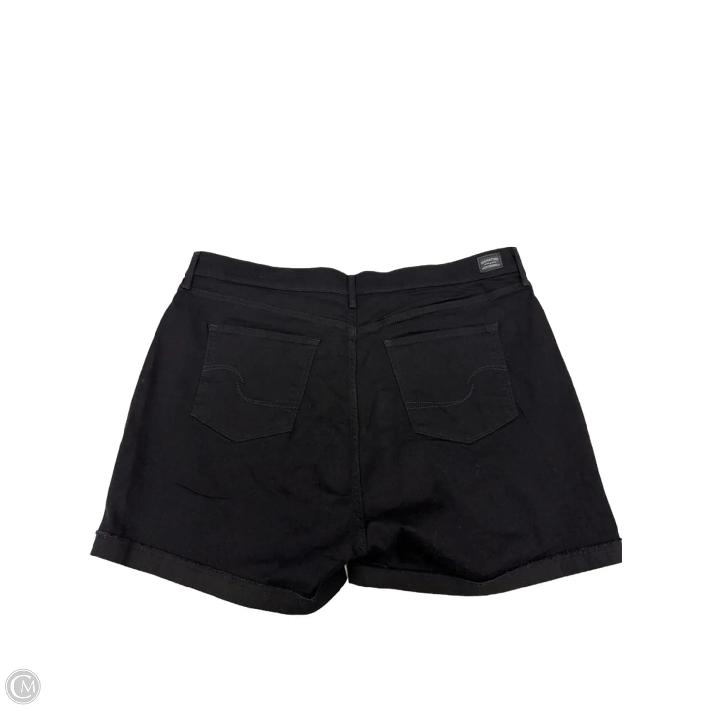 Shorts By Levis In Black Denim, Size: 22