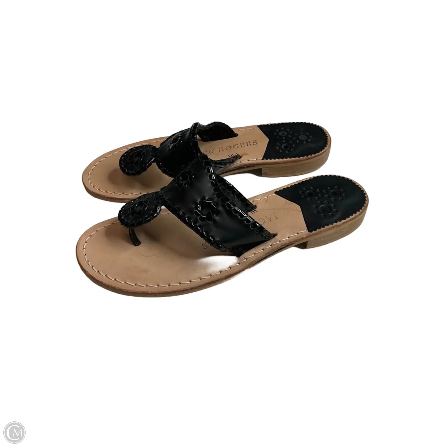 Sandals Flats By Jack Rogers In Black, Size: 7