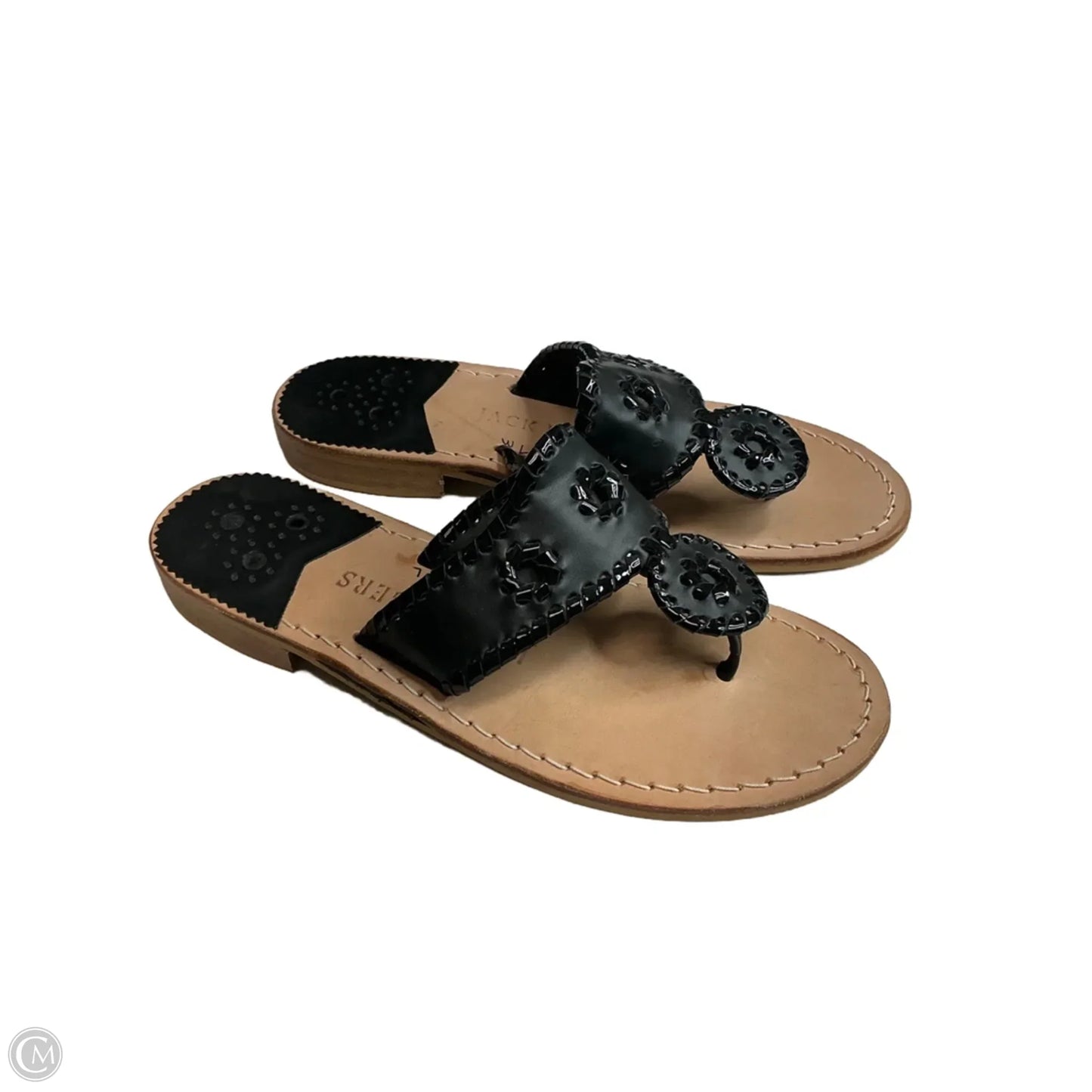 Sandals Flats By Jack Rogers In Black, Size: 7