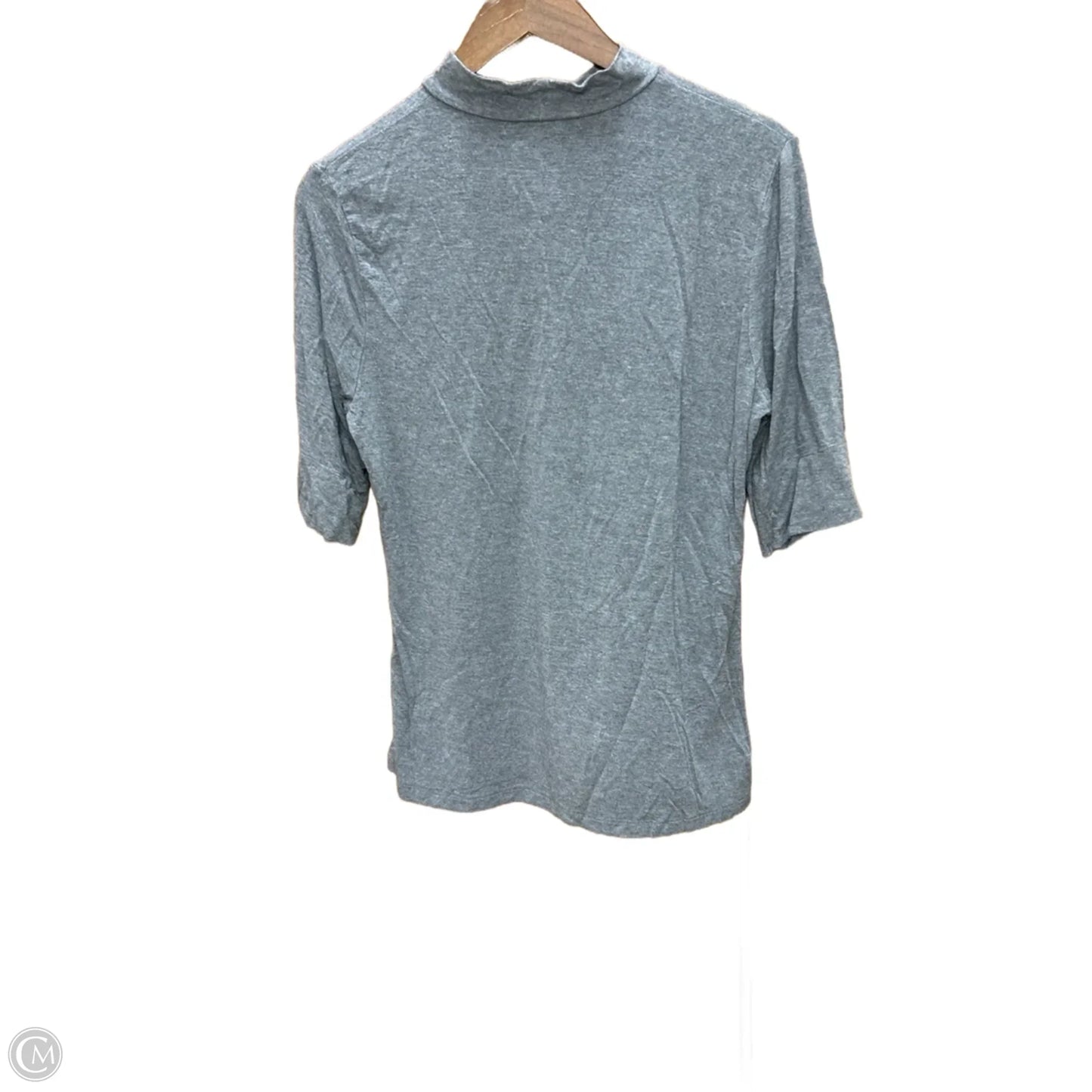 Top Short Sleeve By Cuddl Duds In Grey, Size: L