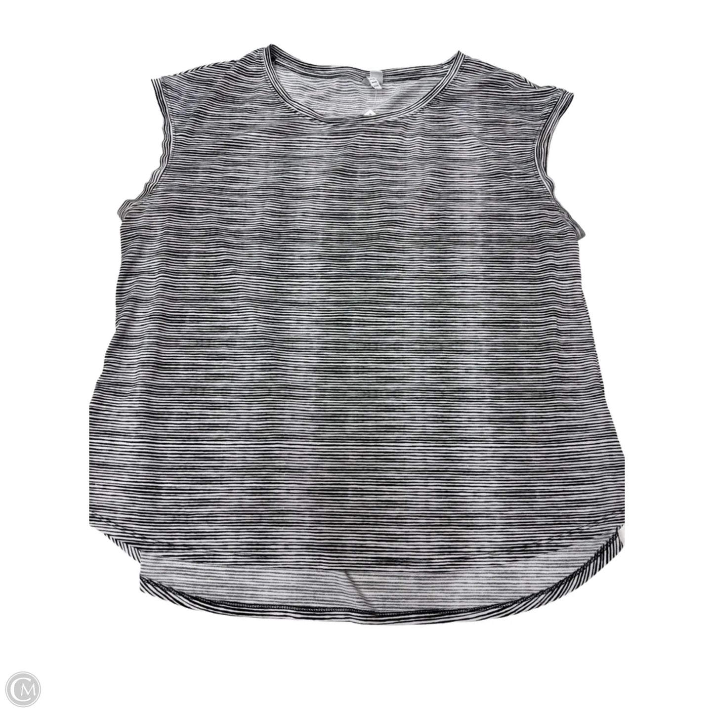 Top Short Sleeve By Elle In Striped Pattern, Size: Xl