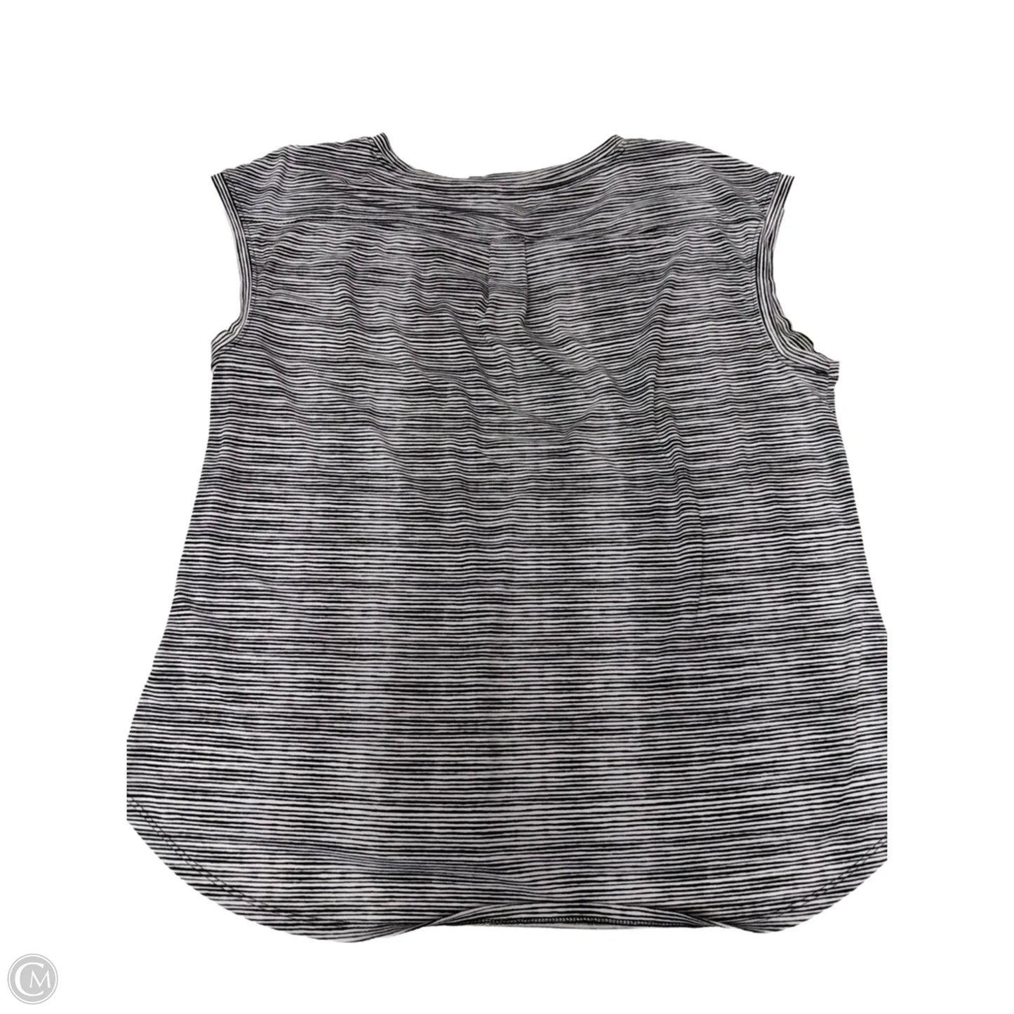 Top Short Sleeve By Elle In Striped Pattern, Size: Xl