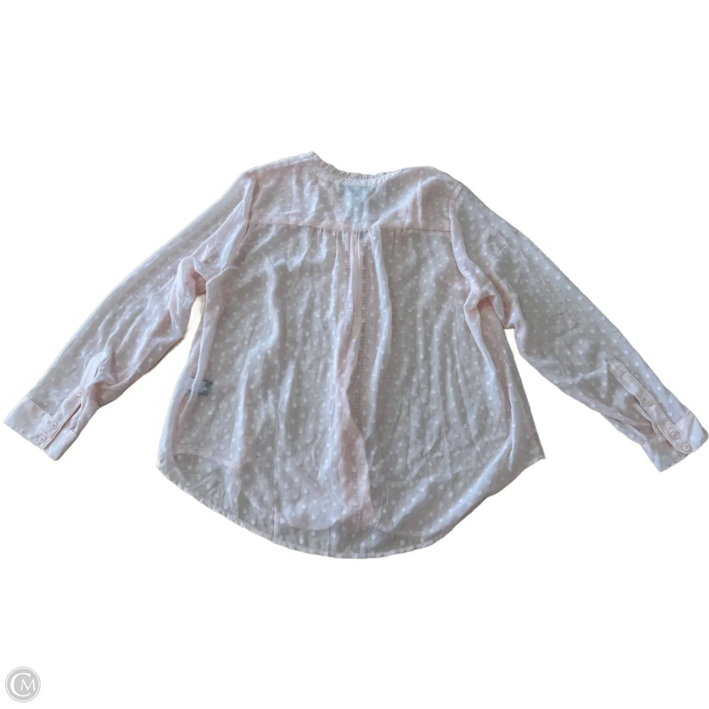 Top Long Sleeve By Torrid In Pink, Size: 1x