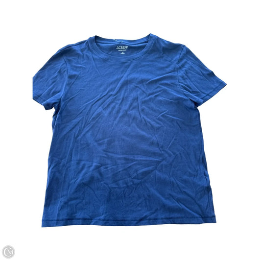 Top Short Sleeve By J. Crew In Blue, Size: L