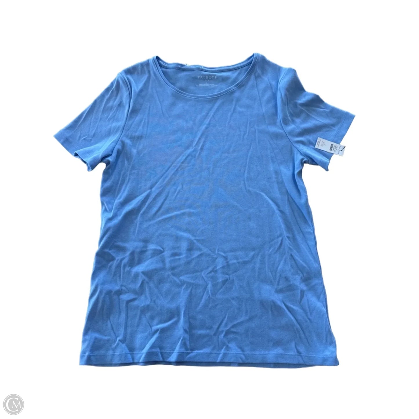 Top Short Sleeve By Talbots In Blue, Size: L