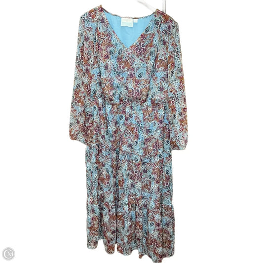 Dress Casual Maxi By Belle By Kim Gravel In Paisley Print, Size: 1x