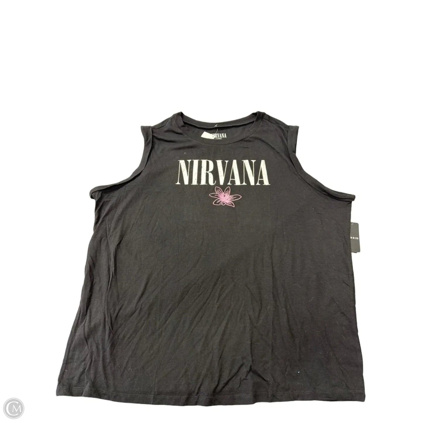 Top Sleeveless By Torrid In Black, Size: 1x