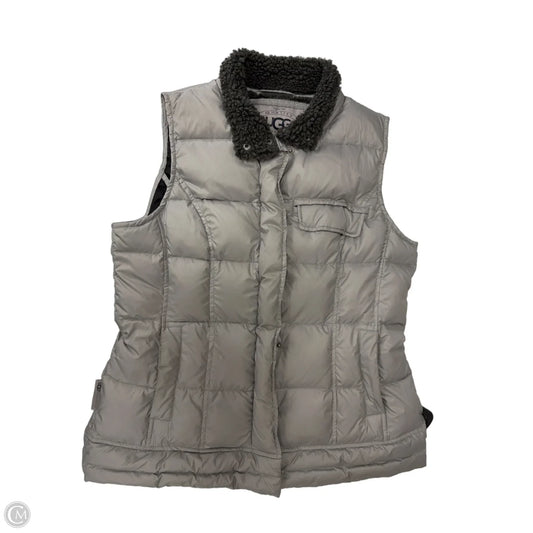 Vest Designer By Ugg In Grey, Size: M