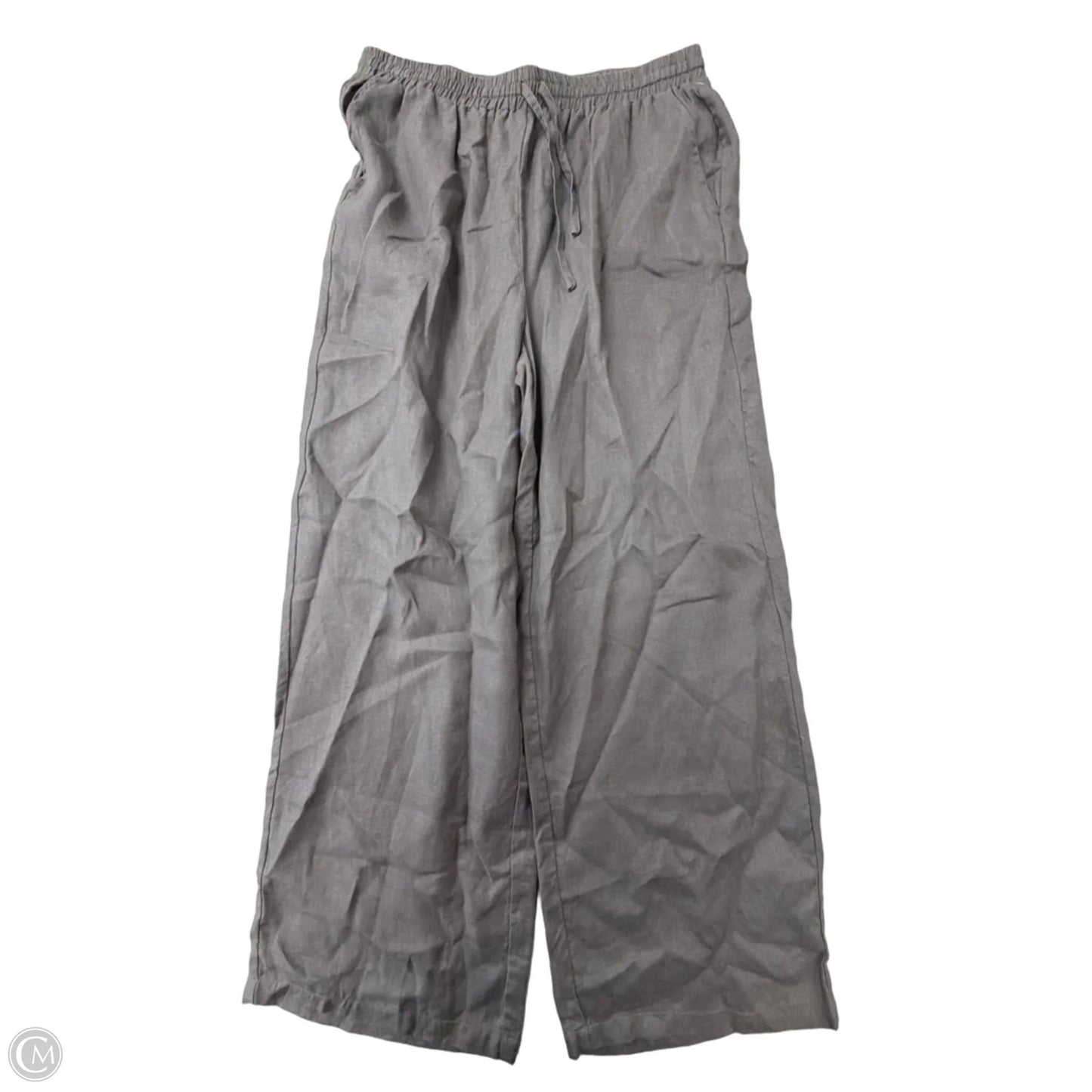 Pants Linen By Lintico In Grey, Size: L