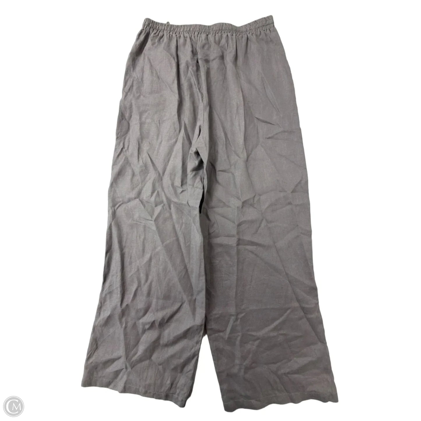 Pants Linen By Lintico In Grey, Size: L