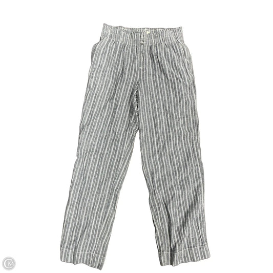 Pants Wide Leg By Briggs In Striped Pattern, Size: 4