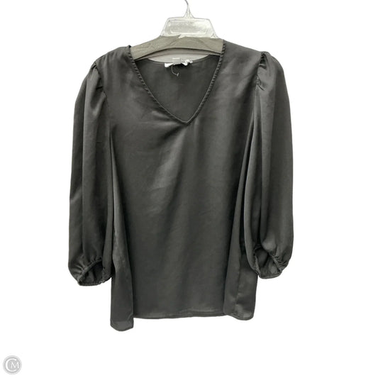 Top Long Sleeve By Nine West Apparel In Black, Size: L