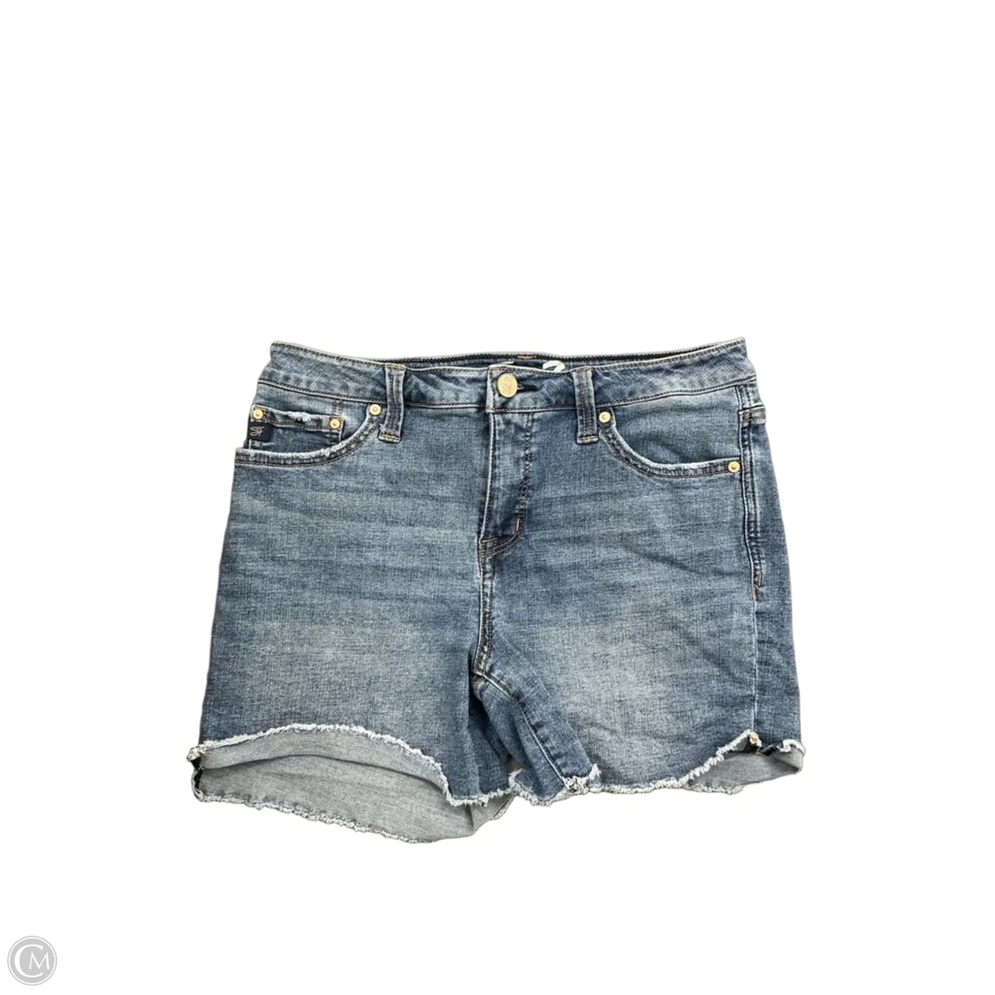 Shorts By Seven 7 In Blue Denim, Size: 8