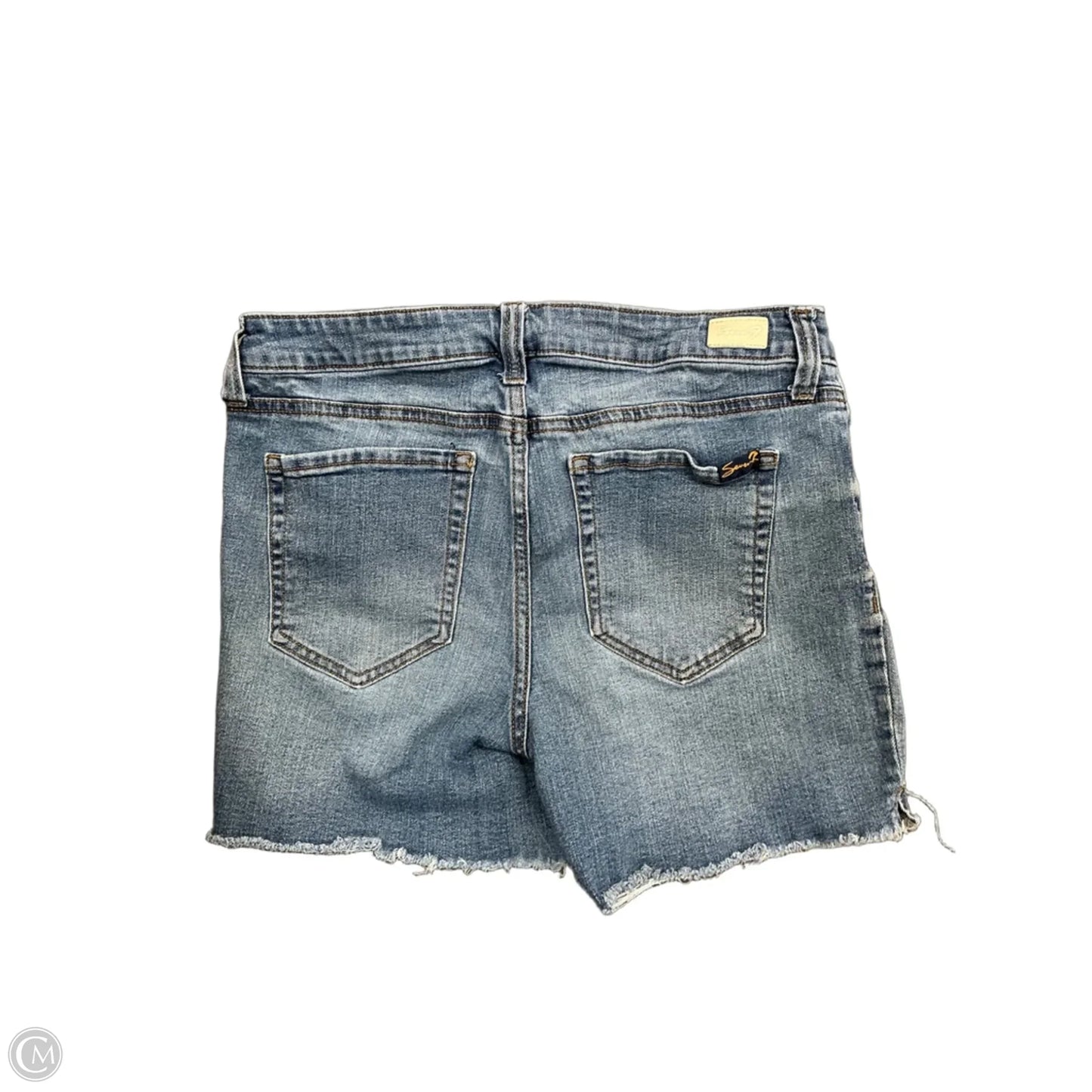 Shorts By Seven 7 In Blue Denim, Size: 8