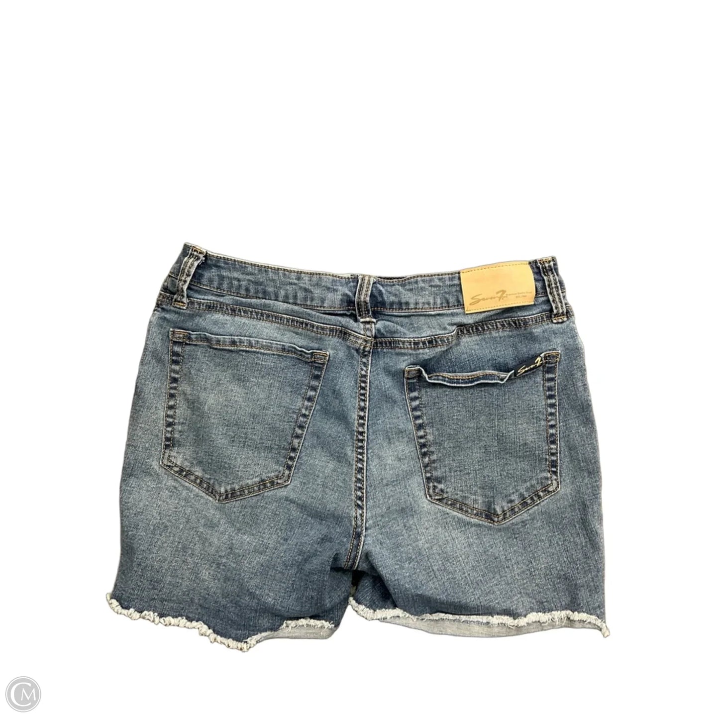 Shorts By Seven 7 In Blue Denim, Size: 8