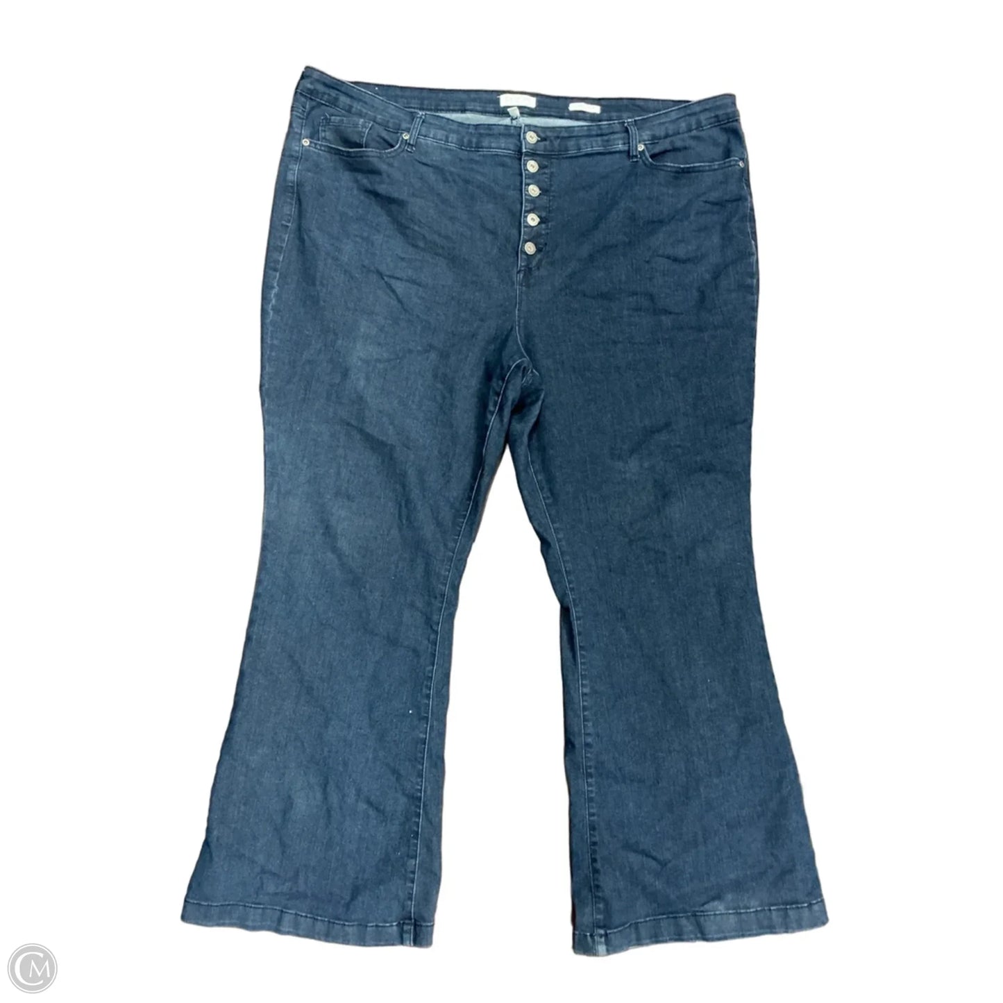 Jeans Wide Leg By Sofia By Sofia Vergara In Blue Denim, Size: 28