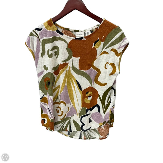 Top Short Sleeve By Rachel Zoe In Brown, Size: M