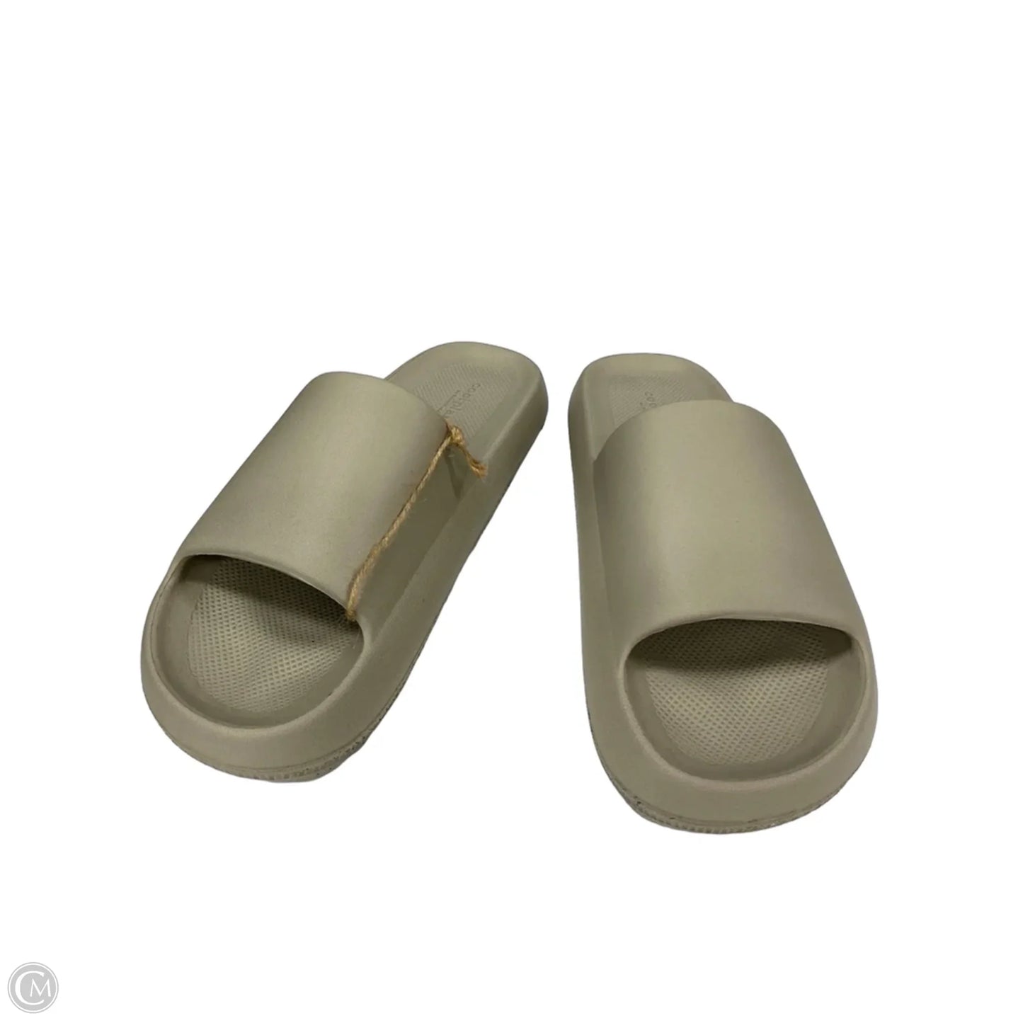 Sandals Flats By Clothes Mentor In Tan, Size: 8.5