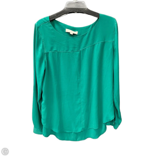 Top Long Sleeve By Loft In Green, Size: L
