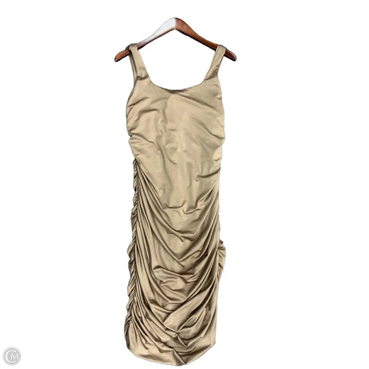 Dress Party Midi By Clothes Mentor In Brown, Size: Xl