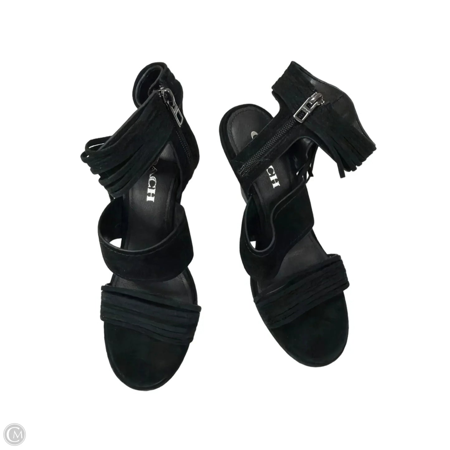 Shoes Designer By Coach In Black, Size: 8