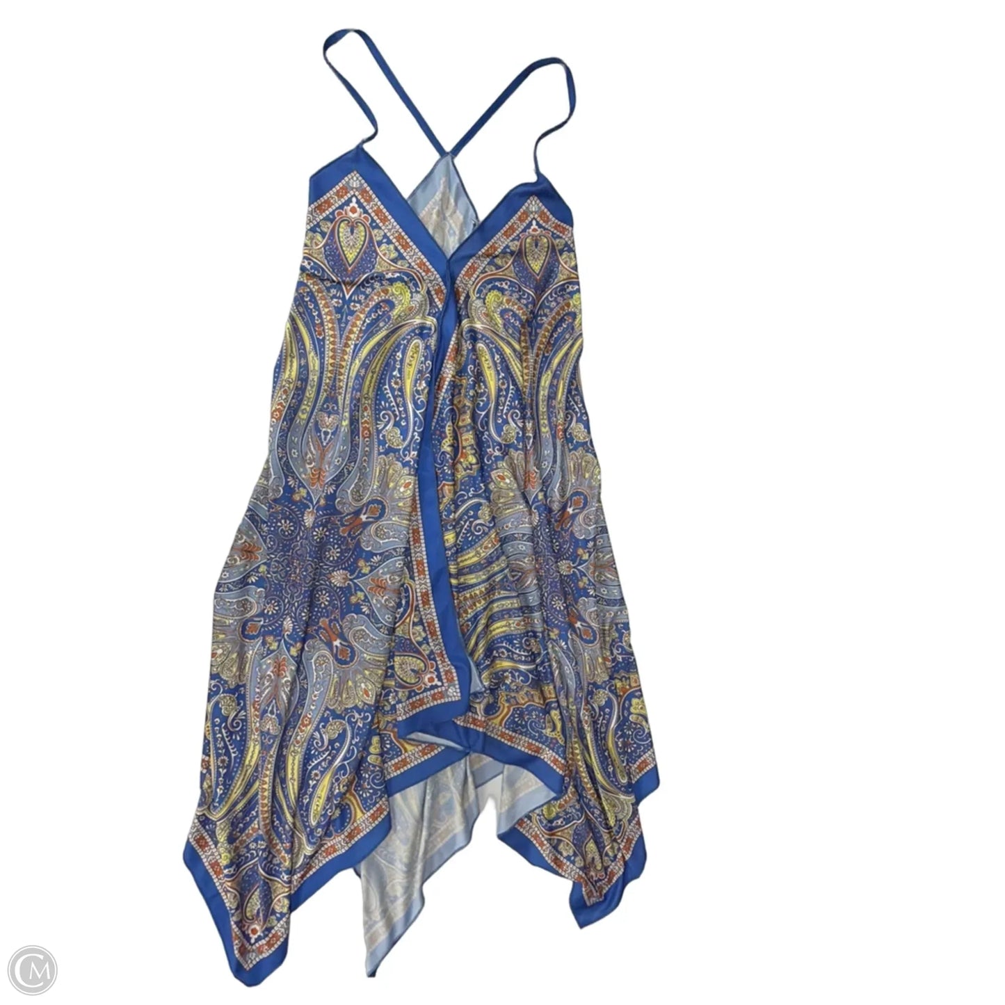 Dress Casual Midi By Zara In Blue, Size: S