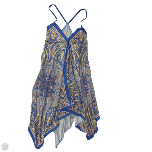 Dress Casual Midi By Zara In Blue, Size: S