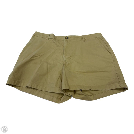 Shorts By Amazon Essentials In Tan, Size: 16