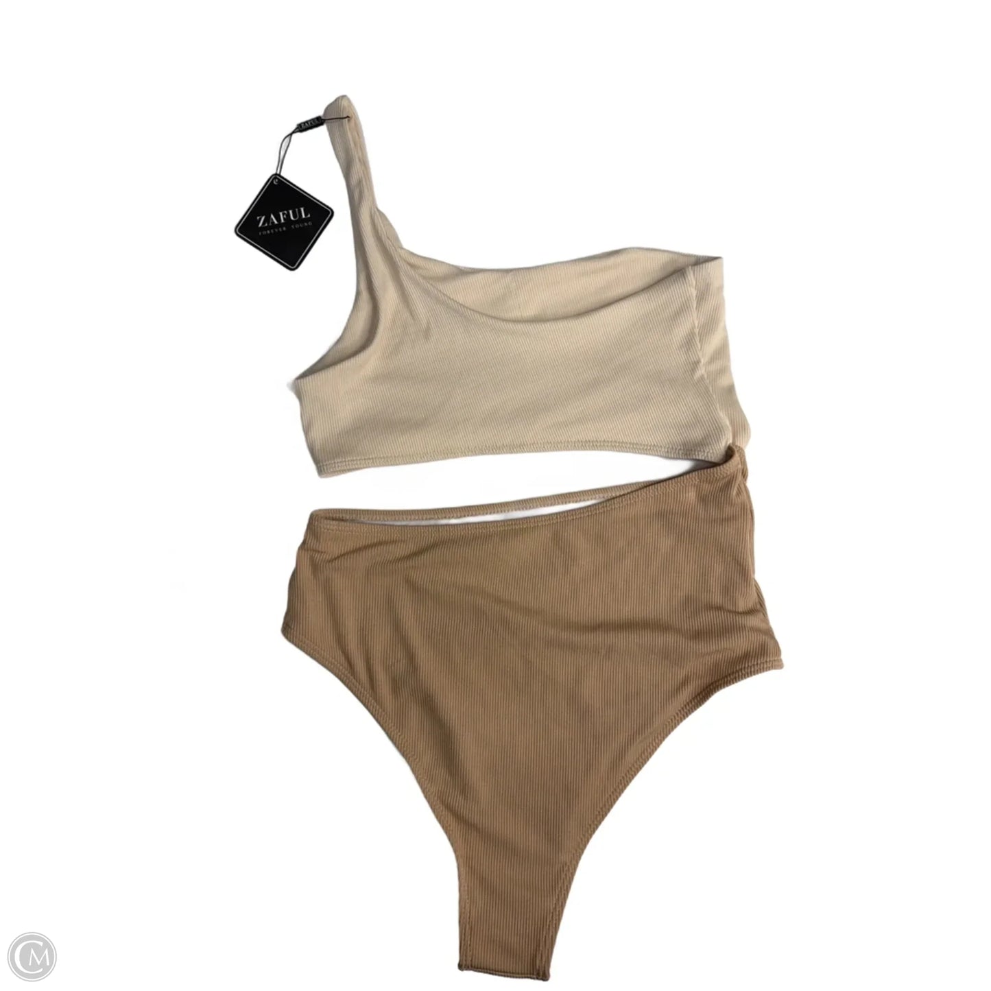 Swimsuit By Zaful In Tan, Size: S