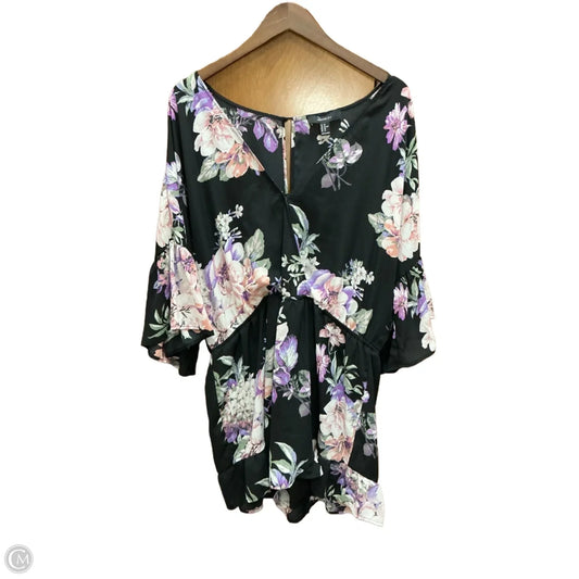 Romper By Forever 21 In Floral Print, Size: 2x