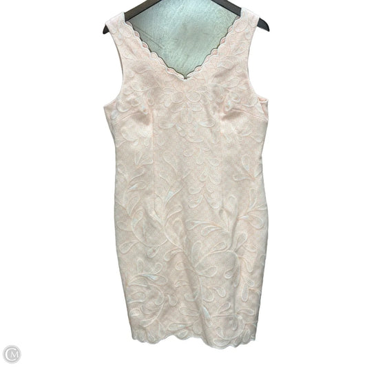 Dress Casual Midi By Antonio Melani In Peach, Size: L