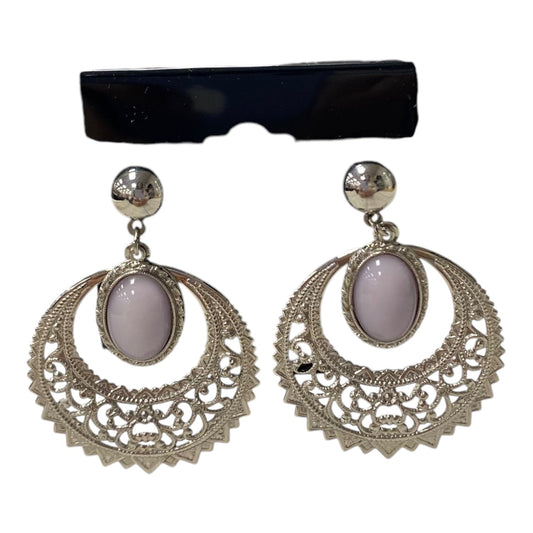 Earrings Dangle/Drop By Cme In Purple & Silver