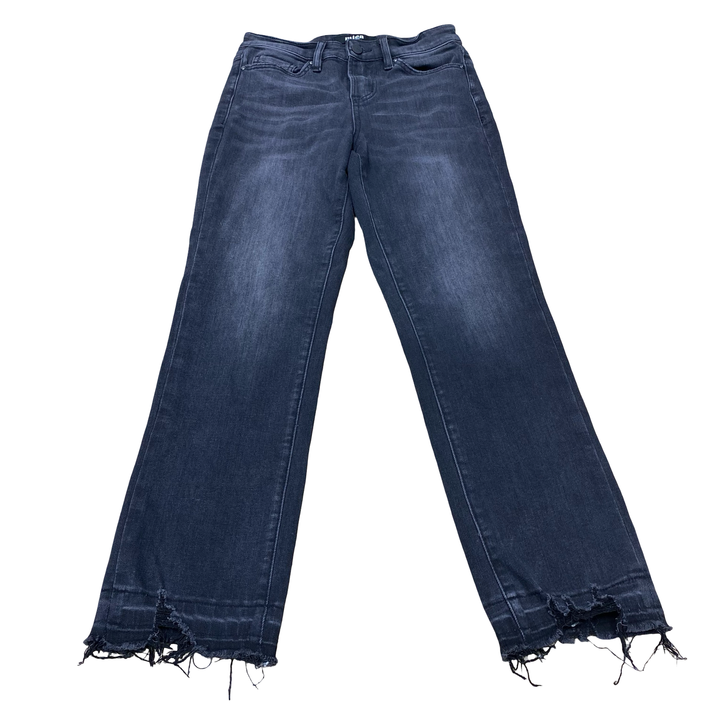Jeans Straight By Micas In Grey Denim, Size:0